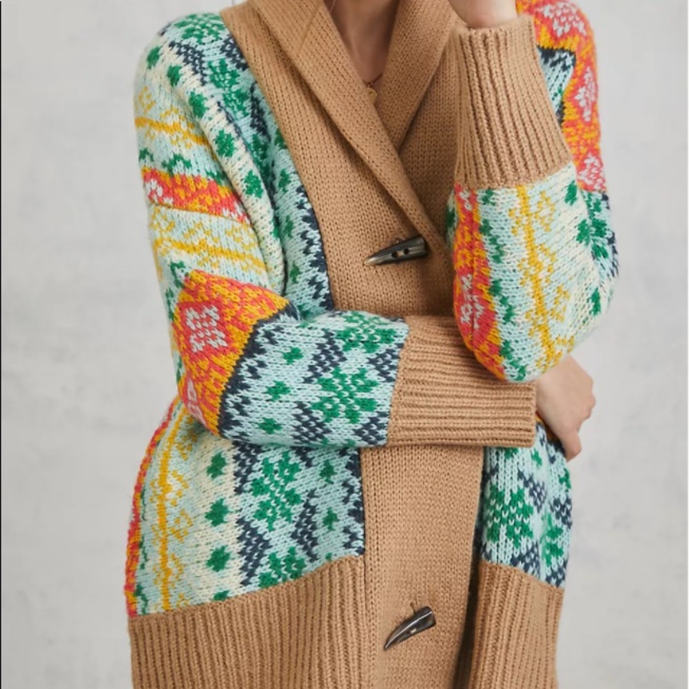 ANTHROPOLOGIE NWT CARLOTTA SHAWL CARDIGAN  Size M/L